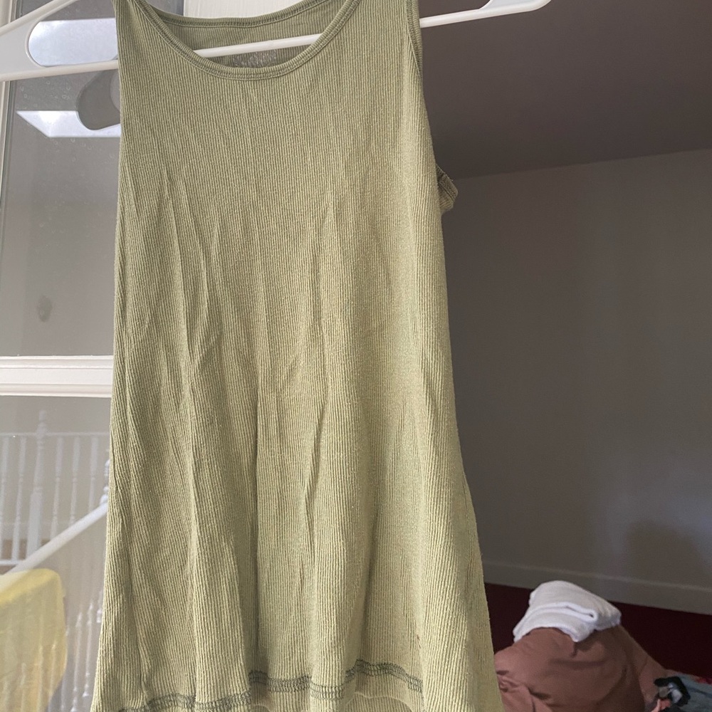 Justice green tank top